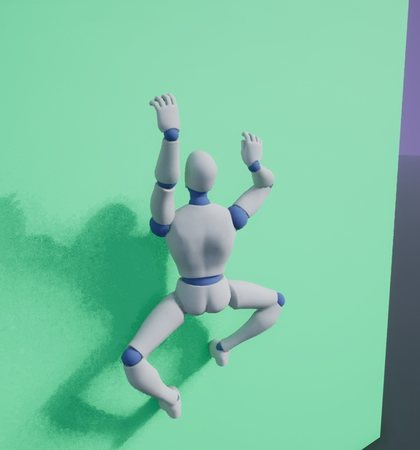 GASP character, Climbing